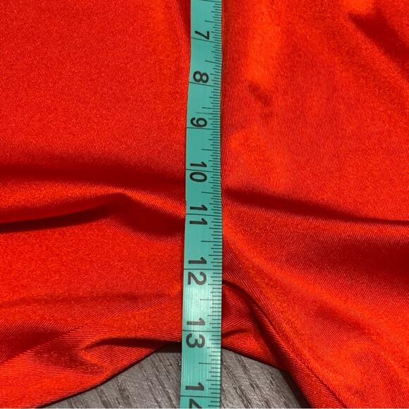 Speedo x Forever 21 Men Active Shorts Plus Red Biker Logo Elastic Waist - Picture 8 of 9